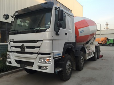 HOWO 8X4 Concrete Mixer Tank Truck