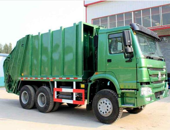 SINOTRUK HOWO 6x4 Compress Garbage Truck – 16 CBM
